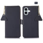 Side-Magnetic TJ Genuine Leather RFID Phone Case