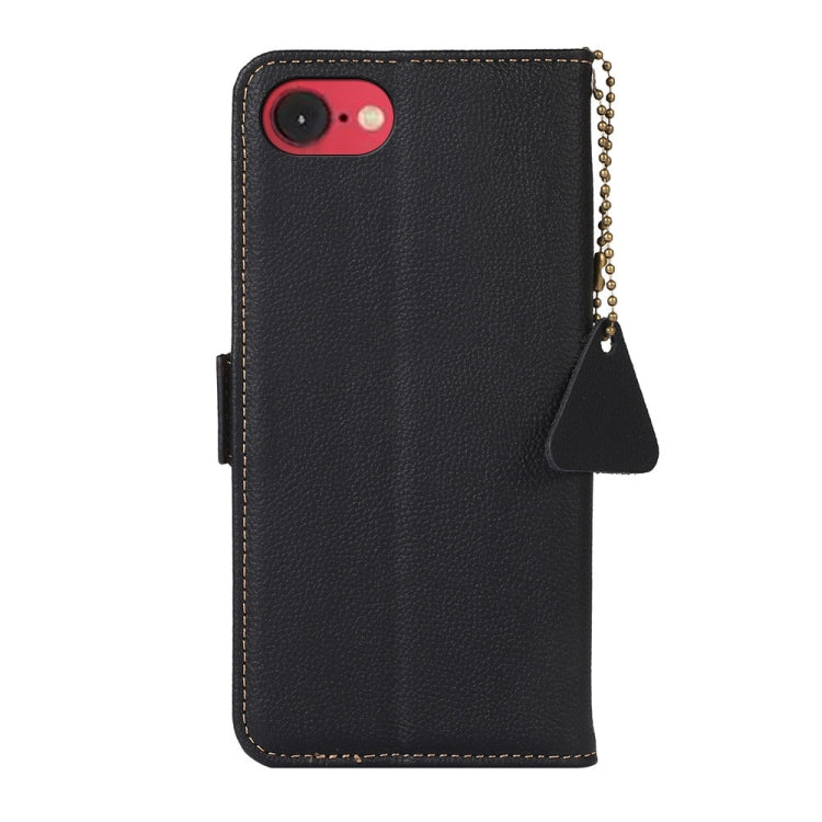 Side-Magnetic TJ Genuine Leather RFID Phone Case, For iPhone 16e / 17e, For iPhone 16 Pro Max, For iPhone 16 Pro, For iPhone 16 Plus, For iPhone 16