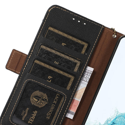 Side-Magnetic TJ Genuine Leather RFID Phone Case, For iPhone 16e / 17e, For iPhone 16 Pro Max, For iPhone 16 Pro, For iPhone 16 Plus, For iPhone 16