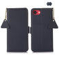 Side-Magnetic TJ Genuine Leather RFID Phone Case, For iPhone 16e / 17e, For iPhone 16 Pro Max, For iPhone 16 Pro, For iPhone 16 Plus, For iPhone 16