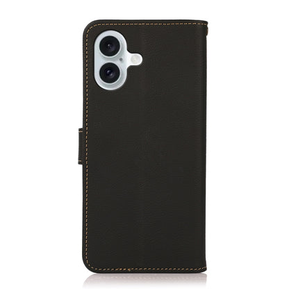 KHAZNEH Custer Genuine Leather RFID Phone Case