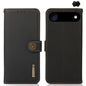 KHAZNEH Custer Genuine Leather RFID Phone Case, For iPhone 16e / 17e, For iPhone 17 Pro Max, For iPhone 17 Pro, For iPhone 17, For iPhone Air, For iPhone 16 Pro Max, For iPhone 16 Pro, For iPhone 16 Plus
