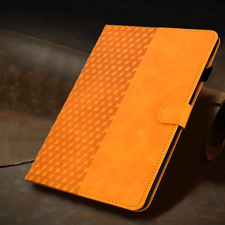 Rhombus Embossed Leather Tablet Case