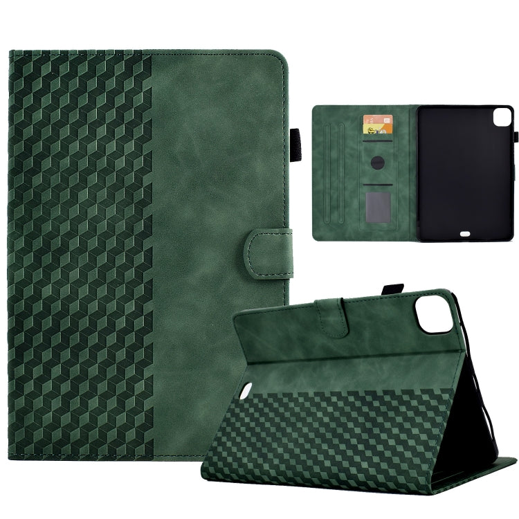 Rhombus Embossed Leather Tablet Case, For iPad Pro 11 2025 / 2024