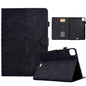 Rhombus Embossed Leather Tablet Case