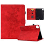 Peony Butterfly Embossed Leather Smart Tablet Case, For iPad Pro 11 2025 / 2024