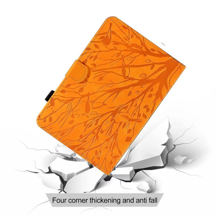 Fortune Tree Embossed Leather Smart Tablet Case, For iPad Pro 11 2025 / 2024