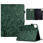 Fortune Tree Embossed Leather Smart Tablet Case, For iPad Pro 11 2025 / 2024