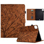 Fortune Tree Embossed Leather Smart Tablet Case, For iPad Pro 11 2025 / 2024