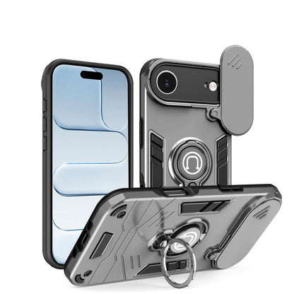 Camshield Ring Holder Phone Case, For iPhone 18 Pro / 17 Pro, For iPhone 18 Pro Max / 17 Pro Max, For iPhone 17, For iPhone Air, For iPhone 15 Pro Max, For iPhone 15 Pro, For iPhone 15 Plus, For iPhone 15