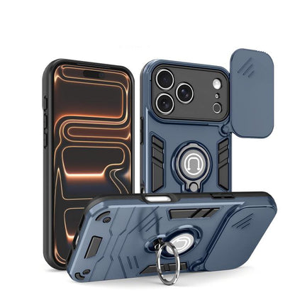 Camshield Ring Holder Phone Case, For iPhone 18 Pro / 17 Pro, For iPhone 18 Pro Max / 17 Pro Max, For iPhone 17, For iPhone Air, For iPhone 15 Pro Max, For iPhone 15 Pro, For iPhone 15 Plus, For iPhone 15