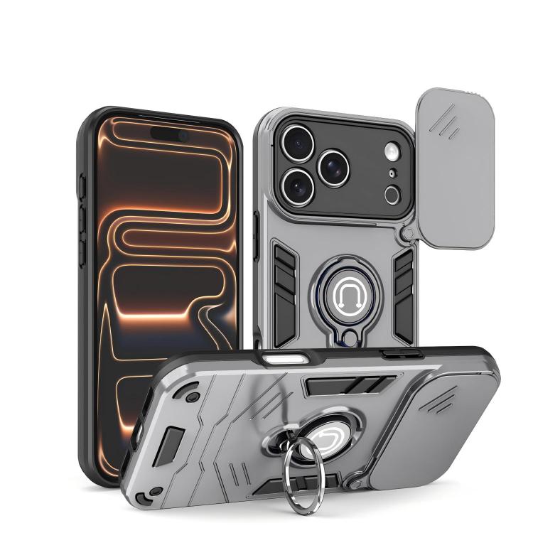 Camshield Ring Holder Phone Case, For iPhone 18 Pro / 17 Pro, For iPhone 18 Pro Max / 17 Pro Max, For iPhone 17, For iPhone Air, For iPhone 15 Pro Max, For iPhone 15 Pro, For iPhone 15 Plus, For iPhone 15