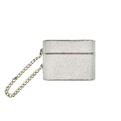 Cylindrical Glitter Leather Texture Bluetooth Earphone Protective Case