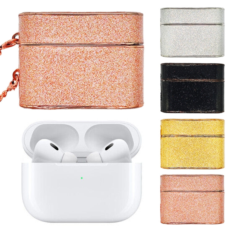 Cylindrical Glitter Leather Texture Bluetooth Earphone Protective Case, For AirPods 4, For AirPods Pro 2, For AirPods 3, For AirPods Pro, For AirPods 2 / 1