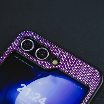 Three Parts Flash Diamond Fold PC Phone Case with Lanyard, For Samsung Galaxy Z Flip6 / Flip7 FE, For Samsung Galaxy Z Fold6 5G, For Samsung Galaxy Z Fold5, For Samsung Galaxy Z Flip5