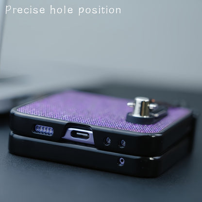 Three Parts Flash Diamond Fold PC Phone Case with Lanyard, For Samsung Galaxy Z Flip6 / Flip7 FE, For Samsung Galaxy Z Fold6 5G, For Samsung Galaxy Z Fold5, For Samsung Galaxy Z Flip5