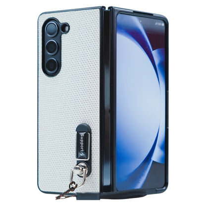 Three Parts Flash Diamond Fold PC Phone Case with Lanyard, For Samsung Galaxy Z Flip6 / Flip7 FE, For Samsung Galaxy Z Fold6 5G, For Samsung Galaxy Z Fold5, For Samsung Galaxy Z Flip5