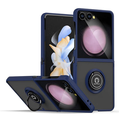 Q Shadow 1 Series TPU + PC Phone Case with Ring