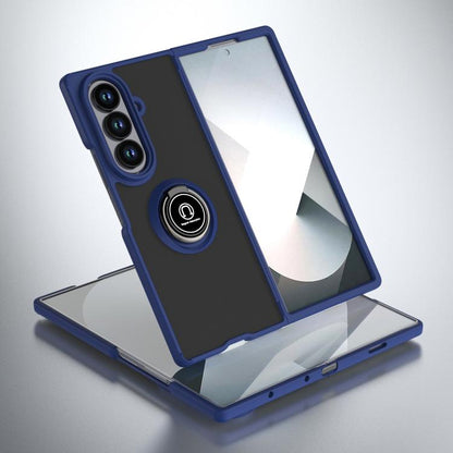 Q Shadow 1 Series TPU + PC Phone Case with Ring, For Samsung Galaxy Z Fold7, For Samsung Galaxy Z Fold6, For Samsung Galaxy Z Fold5