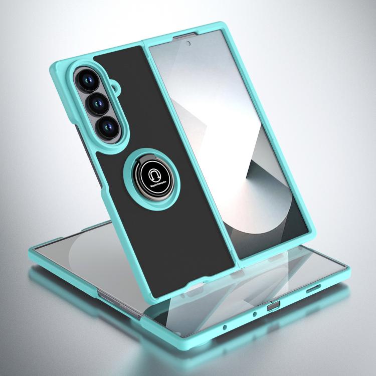 Q Shadow 1 Series TPU + PC Phone Case with Ring, For Samsung Galaxy Z Fold7, For Samsung Galaxy Z Fold6, For Samsung Galaxy Z Fold5