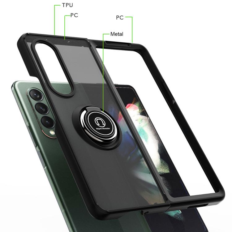 Q Shadow 1 Series TPU + PC Phone Case with Ring