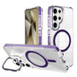 J2 High Transparent MagSafe Magnetic Frame Holder Phone Case