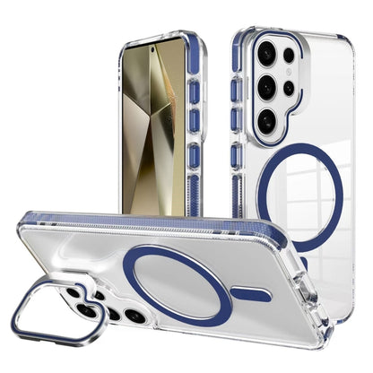 J2 High Transparent MagSafe Magnetic Frame Holder Phone Case