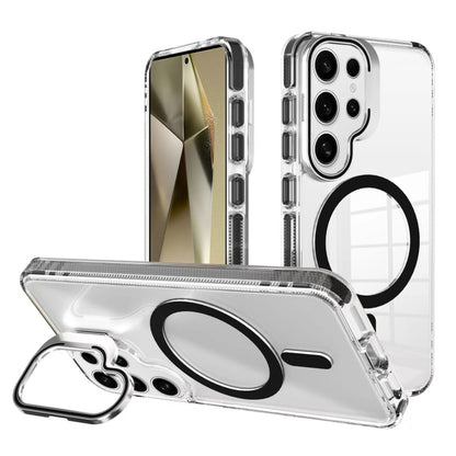 J2 High Transparent MagSafe Magnetic Frame Holder Phone Case