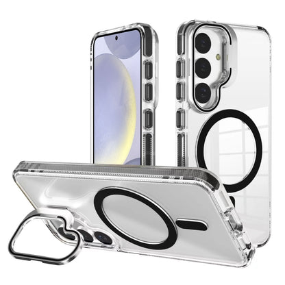 J2 High Transparent MagSafe Magnetic Frame Holder Phone Case