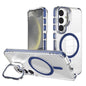 J2 High Transparent MagSafe Magnetic Frame Holder Phone Case