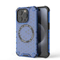 Honeycomb Magnetic Ring Shockproof Phone Case, For iPhone 16, For iPhone 15 Pro Max, For iPhone 15 Pro, For iPhone 15 Plus