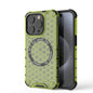Honeycomb Magnetic Ring Shockproof Phone Case, For iPhone 16, For iPhone 15 Pro Max, For iPhone 15 Pro, For iPhone 15 Plus