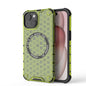 Honeycomb Magnetic Ring Shockproof Phone Case, For iPhone 16, For iPhone 15 Pro Max, For iPhone 15 Pro, For iPhone 15 Plus