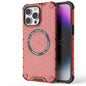 Honeycomb Magnetic Ring Shockproof Phone Case, For iPhone 15, For iPhone 14 Plus, For iPhone 14, For iPhone 14 Pro