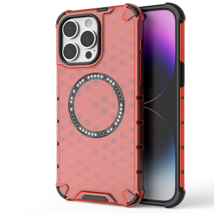 Honeycomb Magnetic Ring Shockproof Phone Case