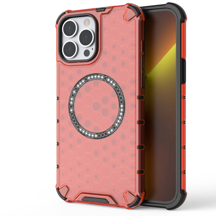 Honeycomb Magnetic Ring Shockproof Phone Case