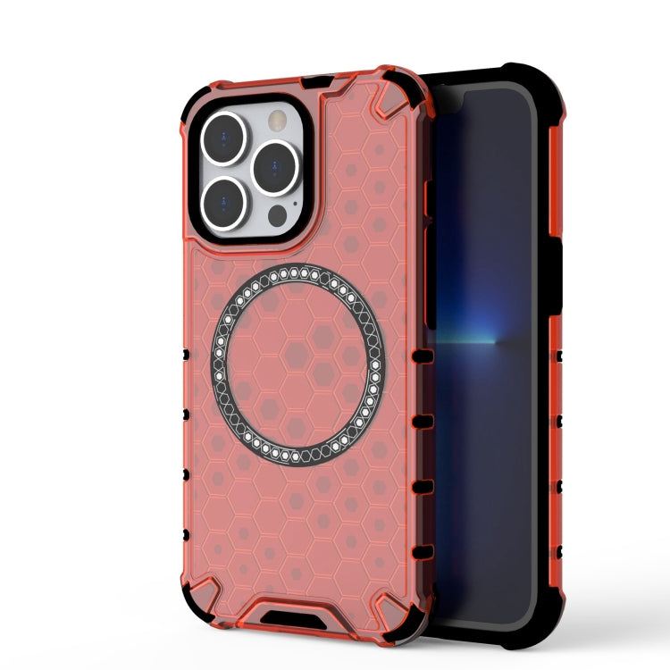 Honeycomb Magnetic Ring Shockproof Phone Case