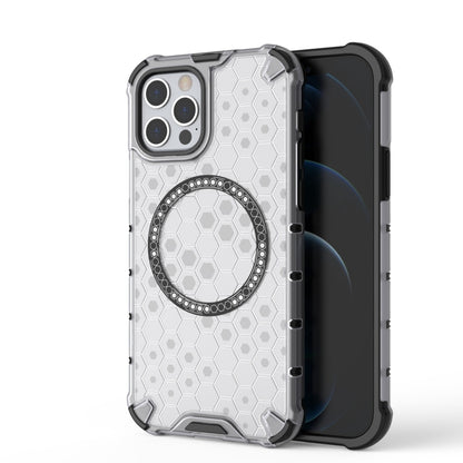 Honeycomb Magnetic Ring Shockproof Phone Case, For iPhone 12 / 12 Pro, For iPhone 12 Pro Max, For iPhone 11 Pro Max, For iPhone 11