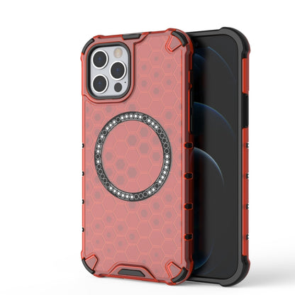 Honeycomb Magnetic Ring Shockproof Phone Case, For iPhone 12 / 12 Pro, For iPhone 12 Pro Max, For iPhone 11 Pro Max, For iPhone 11