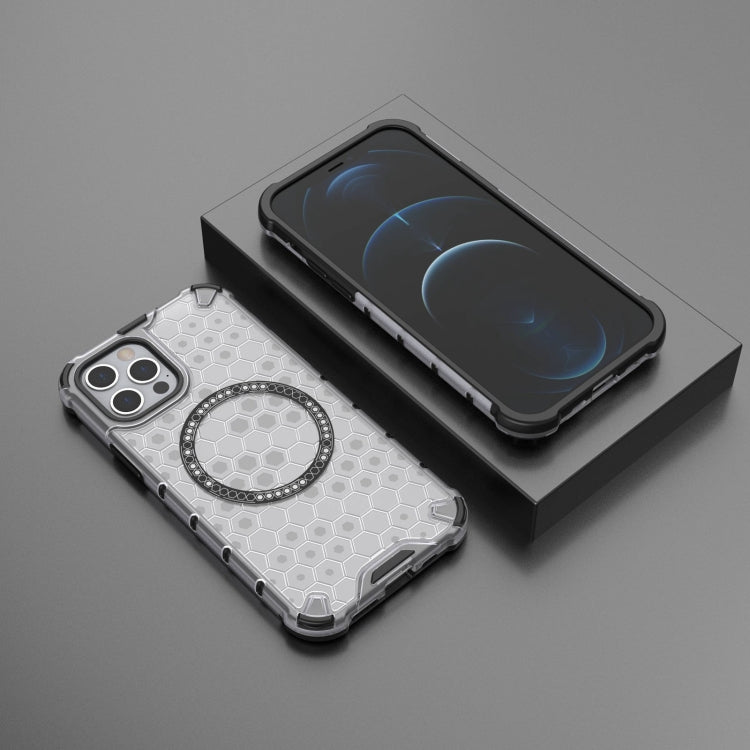 Honeycomb Magnetic Ring Shockproof Phone Case, For iPhone 12 / 12 Pro, For iPhone 12 Pro Max, For iPhone 11 Pro Max, For iPhone 11
