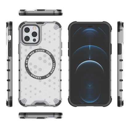 Honeycomb Magnetic Ring Shockproof Phone Case, For iPhone 12 / 12 Pro, For iPhone 12 Pro Max, For iPhone 11 Pro Max, For iPhone 11