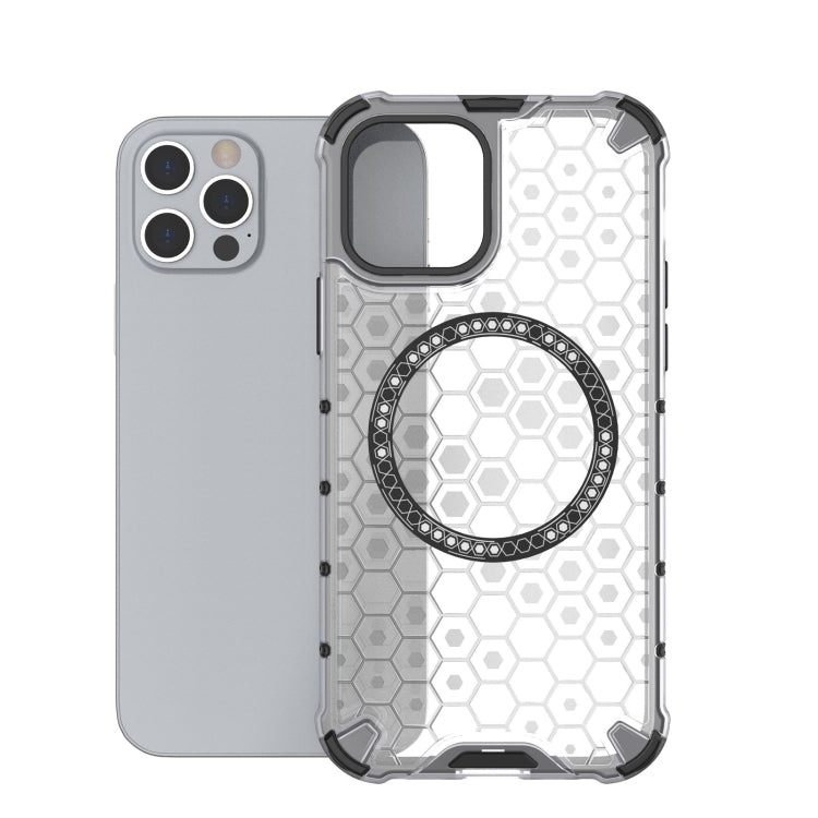 Honeycomb Magnetic Ring Shockproof Phone Case, For iPhone 12 / 12 Pro, For iPhone 12 Pro Max, For iPhone 11 Pro Max, For iPhone 11