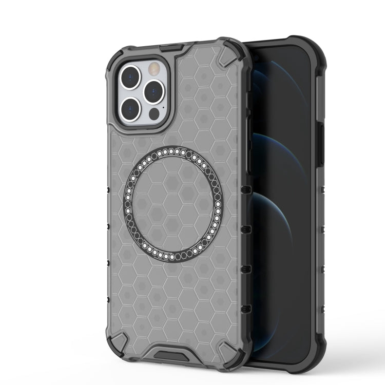 Honeycomb Magnetic Ring Shockproof Phone Case, For iPhone 12 / 12 Pro, For iPhone 12 Pro Max, For iPhone 11 Pro Max, For iPhone 11