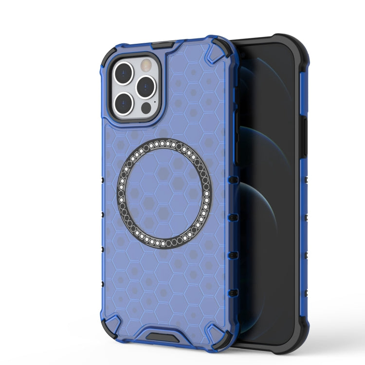 Honeycomb Magnetic Ring Shockproof Phone Case, For iPhone 12 / 12 Pro, For iPhone 12 Pro Max, For iPhone 11 Pro Max, For iPhone 11