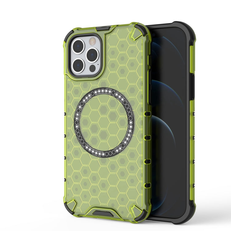 Honeycomb Magnetic Ring Shockproof Phone Case, For iPhone 12 / 12 Pro, For iPhone 12 Pro Max, For iPhone 11 Pro Max, For iPhone 11