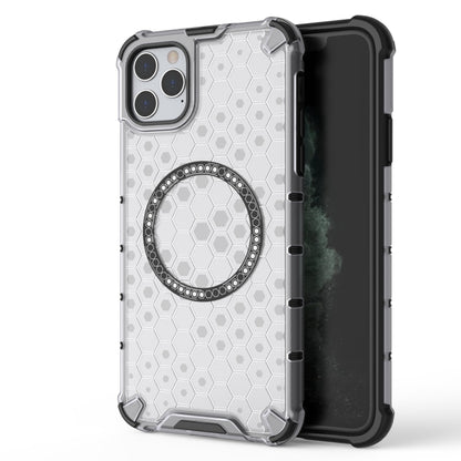Honeycomb Magnetic Ring Shockproof Phone Case, For iPhone 12 / 12 Pro, For iPhone 12 Pro Max, For iPhone 11 Pro Max, For iPhone 11