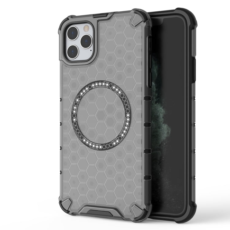 Honeycomb Magnetic Ring Shockproof Phone Case, For iPhone 12 / 12 Pro, For iPhone 12 Pro Max, For iPhone 11 Pro Max, For iPhone 11