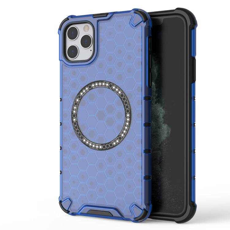 Honeycomb Magnetic Ring Shockproof Phone Case, For iPhone 12 / 12 Pro, For iPhone 12 Pro Max, For iPhone 11 Pro Max, For iPhone 11