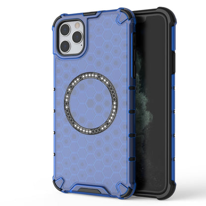Honeycomb Magnetic Ring Shockproof Phone Case, For iPhone 12 / 12 Pro, For iPhone 12 Pro Max, For iPhone 11 Pro Max, For iPhone 11