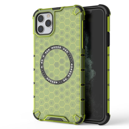 Honeycomb Magnetic Ring Shockproof Phone Case, For iPhone 12 / 12 Pro, For iPhone 12 Pro Max, For iPhone 11 Pro Max, For iPhone 11